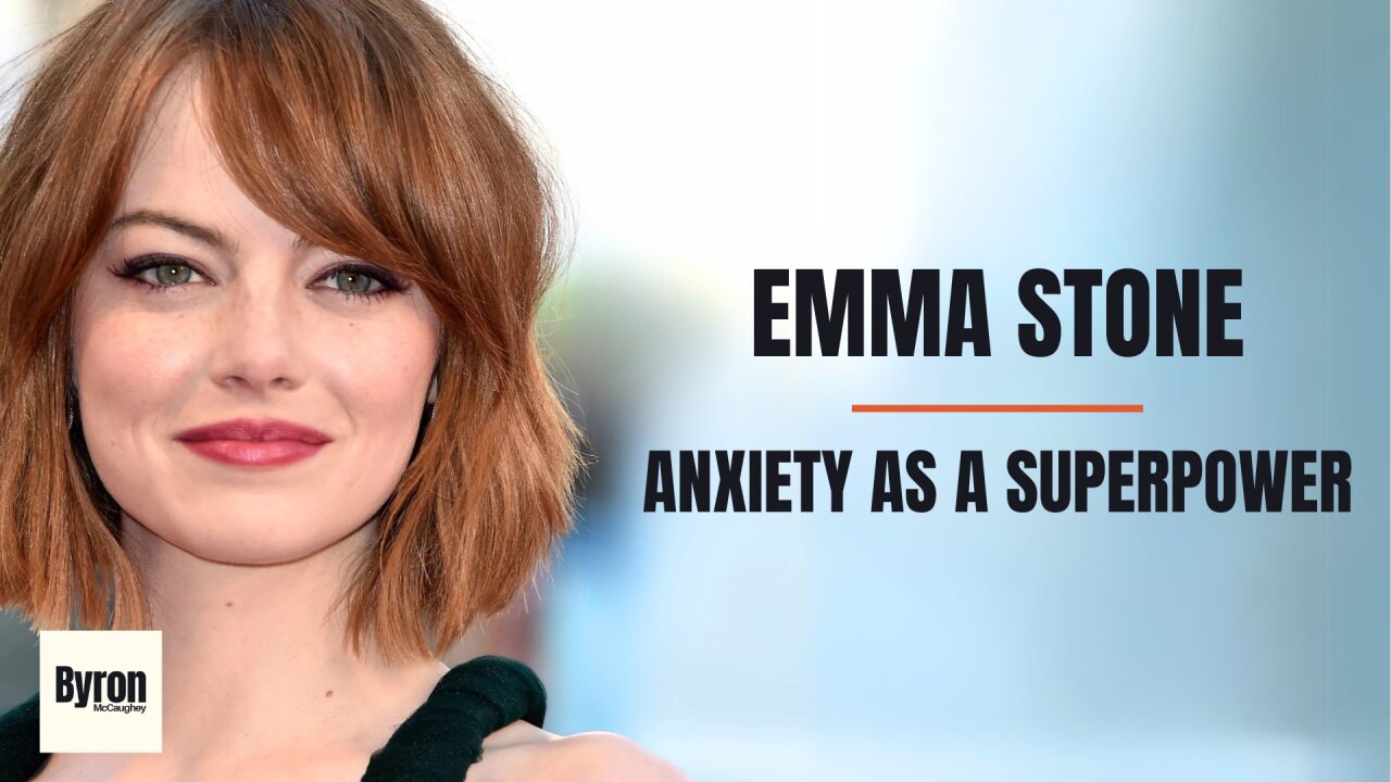 Cover image for the article "Emma Stone: Anxiety as a superpower"