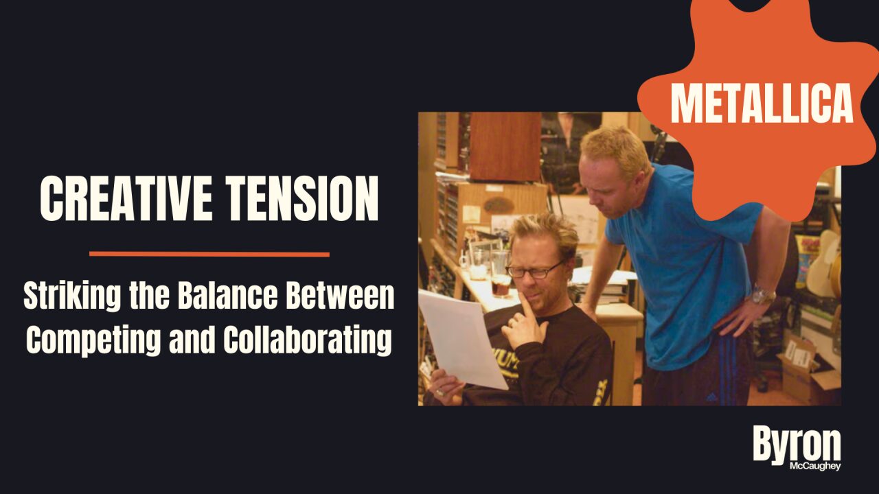 Cover image for the article "Creative Tension: Striking the Balance Between Competing and Collaborating"