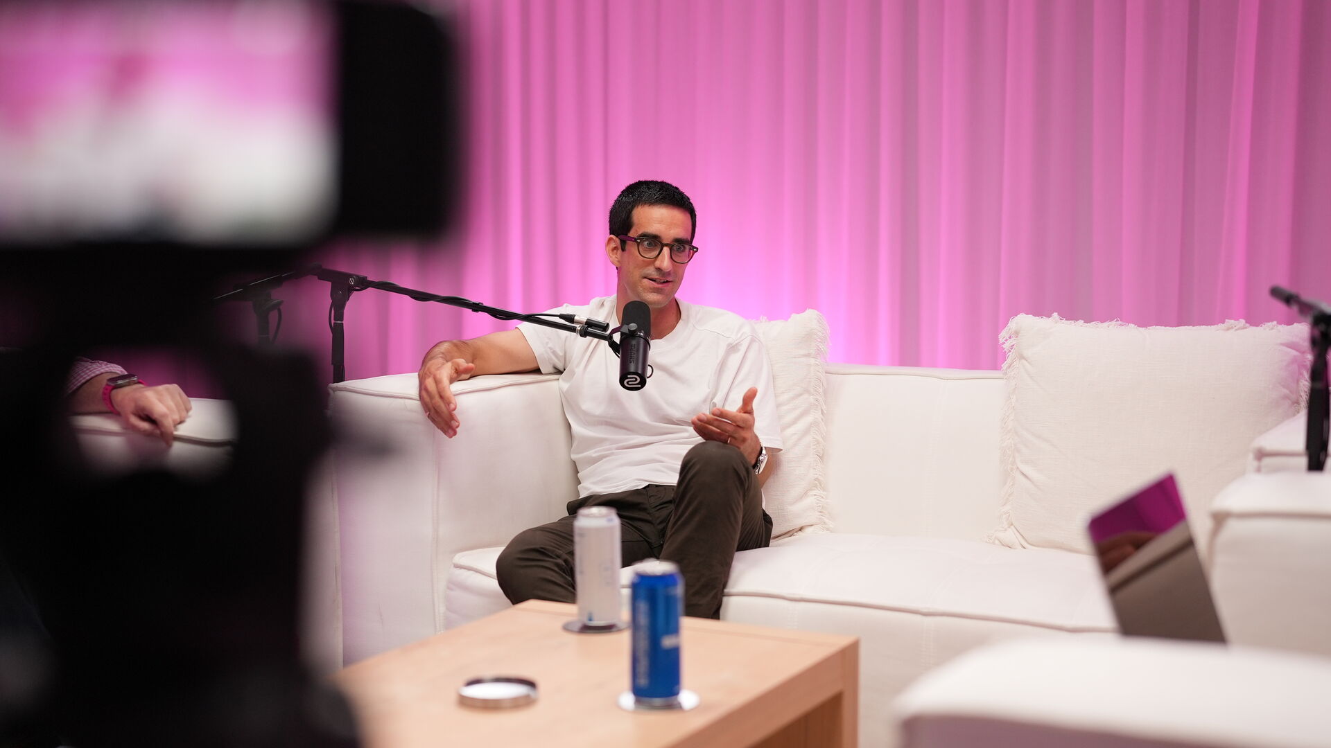 Byron McCaughey during a podcast interview